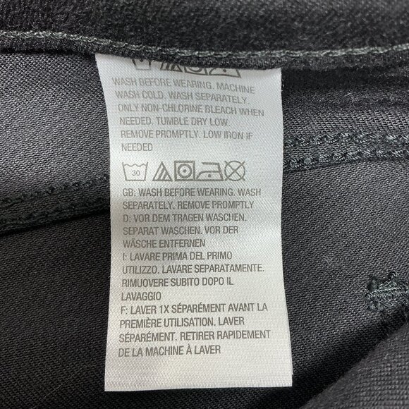 18WP JEANS Black NICE! Susan Graver Utility Jeans A343097 $72 - Picture 11 of 14